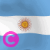 阿根廷乡村国旗Elgato Streamdeck和Loupedeck动画GIF图标钥匙按钮背景壁纸