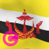 Brunei Country Flag Elgato StreamDeck和Loupedeck动画GIF图标钥匙按钮背景壁纸