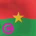 Bukina-faso乡村国旗Elgato StreamDeck和Loupedeck动画GIF图标钥匙按钮背景壁纸