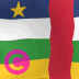 Zentralafrikanische Republik Landesflagge Elgato Streamdeck und Loupedeck animierte GIF Symbole Tastenschaltfläche Hintergrundbild