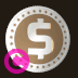 货币硬币币Elgato StreamDeck和Loupedeck动画GIF图标钥匙按钮背景壁纸