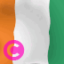 Cote-d'Ivore Country Flag Elgato Streamdeck und Loupedeck animierte GIF Symbole Tastenschaltfläche Hintergrundbild