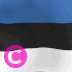 爱沙尼亚国家国旗Elgato Streamdeck和Loupedeck动画GIF图标钥匙按钮背景壁纸