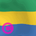 Gabon Country Flag Elgato StreamDeck和Loupedeck动画GIF图标钥匙按钮背景壁纸