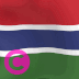 冈比亚乡村国旗Elgato Streamdeck和Loupedeck动画GIF图标钥匙按钮背景壁纸