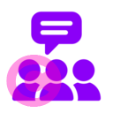 online control keys y text chat team icon | vivre-motion