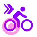 vehicle controls caps bicycle sprint icon | vivre-motion