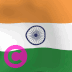 印度国家国旗Elgato Streamdeck和Loupedeck动画GIF图标钥匙按钮背景壁纸