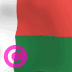 马达加斯加乡村国旗Elgato Streamdeck和Loupedeck动画GIF图标钥匙按钮背景壁纸