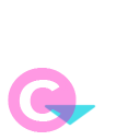 elevator trim down icon | vivre-motion