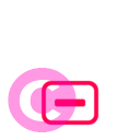 Rotationsgeschwindigkeit minus Symbol | vivre-motion
