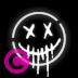 NEON SMILEY elgato streamdeck and loupedeck animated gif icons key button background wallpaper