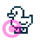 animals baby duck 1 icon | vivre-motion