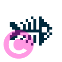 animals fish fossil icon | vivre-motion