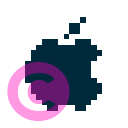 apps apple logo invert icon | vivre-motion