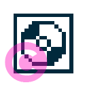 computer compact disc cady icon | vivre-motion