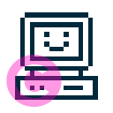 computer computer retro setup icon | vivre-motion