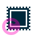 computer cpu vintage icon | vivre-motion