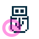 computer usb cable connector icon | vivre-motion