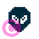 emojis alien invert icon | vivre-motion