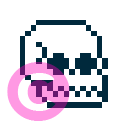 emojis skull 5 icon | vivre-motion