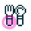 food eating cutlery icon | vivre-motion