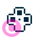 interface controller face buttons blank down icon | vivre-motion