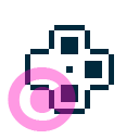 interface controller face buttons blank left icon | vivre-motion