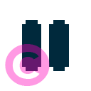 interface pause button invert icon | vivre-motion