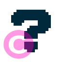 interface question bold invert icon | vivre-motion