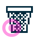 interface recycle bin 1 icon | vivre-motion