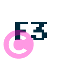 keyboard key f3 icon | vivre-motion