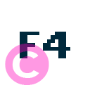 keyboard key f4 icon | vivre-motion