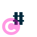 keyboard key hashtag icon | vivre-motion