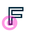 keyboard letter f icon | vivre-motion