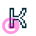 keyboard letter k icon | vivre-motion