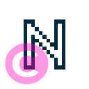 keyboard letter n icon | vivre-motion