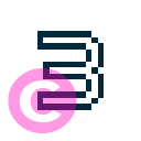 keyboard number 3 icon | vivre-motion