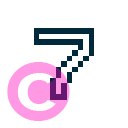 keyboard number 7 icon | vivre-motion