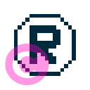 keyboard sign registeres icon | vivre-motion