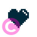 love heart a 100 icon | vivre-motion