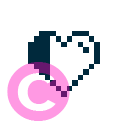 love heart a 25 icon | vivre-motion