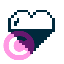 love heart d 50 icon | vivre-motion