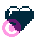 love heart d 75 icon | vivre-motion