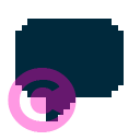 message message empty invert icon | vivre-motion