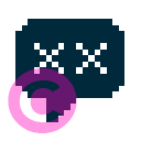 message message xxx invert icon | vivre-motion