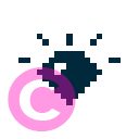 misc diamond 1 invert icon | vivre-motion