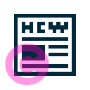 misc news paper icon | vivre-motion