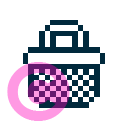 misc shopping bag 3 icon | vivre-motion