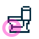 misc toilet bowl shitter pooper icon | vivre-motion